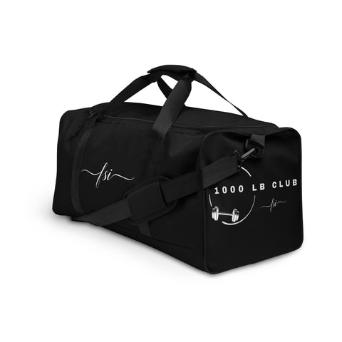 1000 lb Club - FSI Gym Duffle Bag - Black