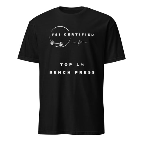 Men's Top 1% Bench Press Tee
